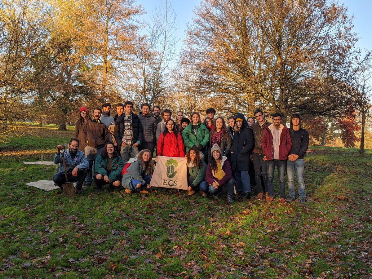 UniKentSustain's tweet photo. Thanks to some amazing volunteers, ECS soc and @UniKentGrounds we now have 50 new trees on campus as part of our #climatefightback https://t.co/Gkf5N6OwAt