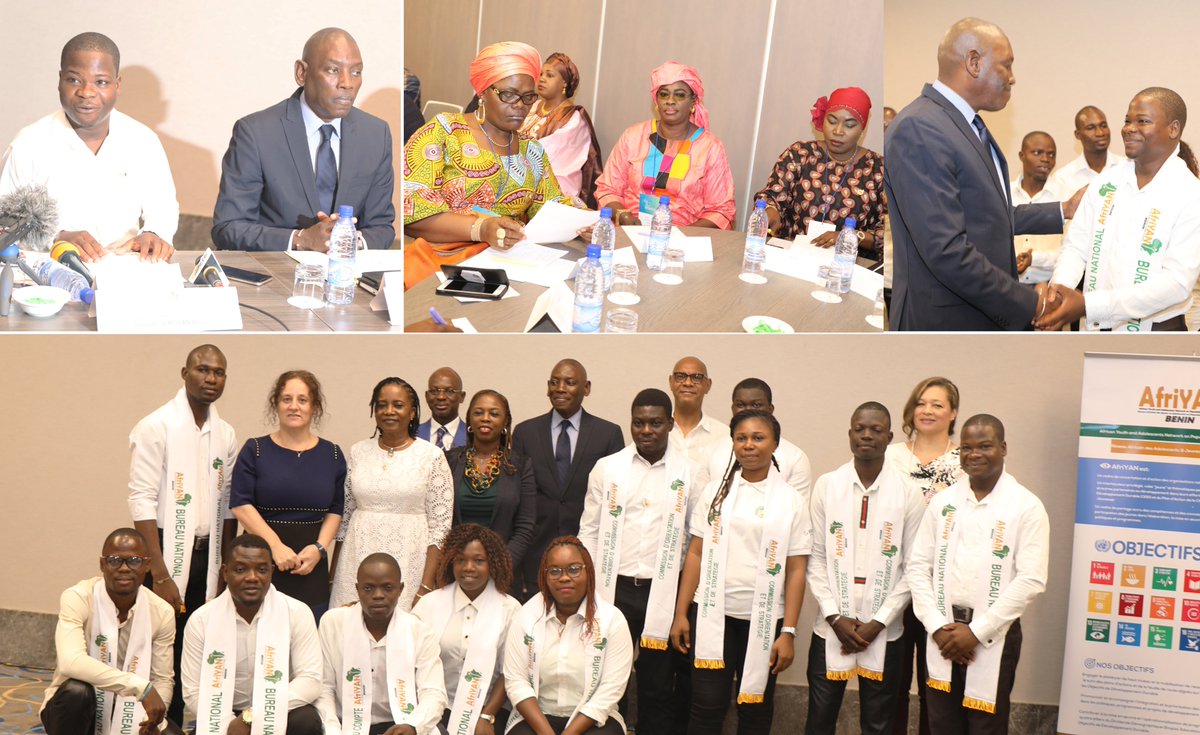 unfpa_benin's tweet photo. C’est officiel! @BeninAfriyan mis en place ce jour sous le leadership de @mabinguengom1, Directeur de @UNFPA_WCARO, @Siaka_coul, Coordonnateur Résident du @UNBenin et du Directeur de la Santé de la Mère et de l'Enfant 
#PutYoungPeopleFirst
#PasUnPasSansLaJeunesse https://t.co/1LjxO1imvl
