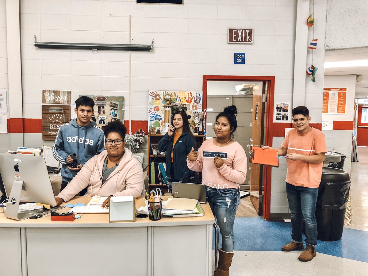 GEOIntHS's tweet photo. The struggle is real when Mrs. Cindy Vincent is out sick but we are doing our best to survive! 😉 Get better soon Mrs. Cindy, we miss you and need you. #GEOIntHS #MrsCindyisourrock https://t.co/xVTslEDohB