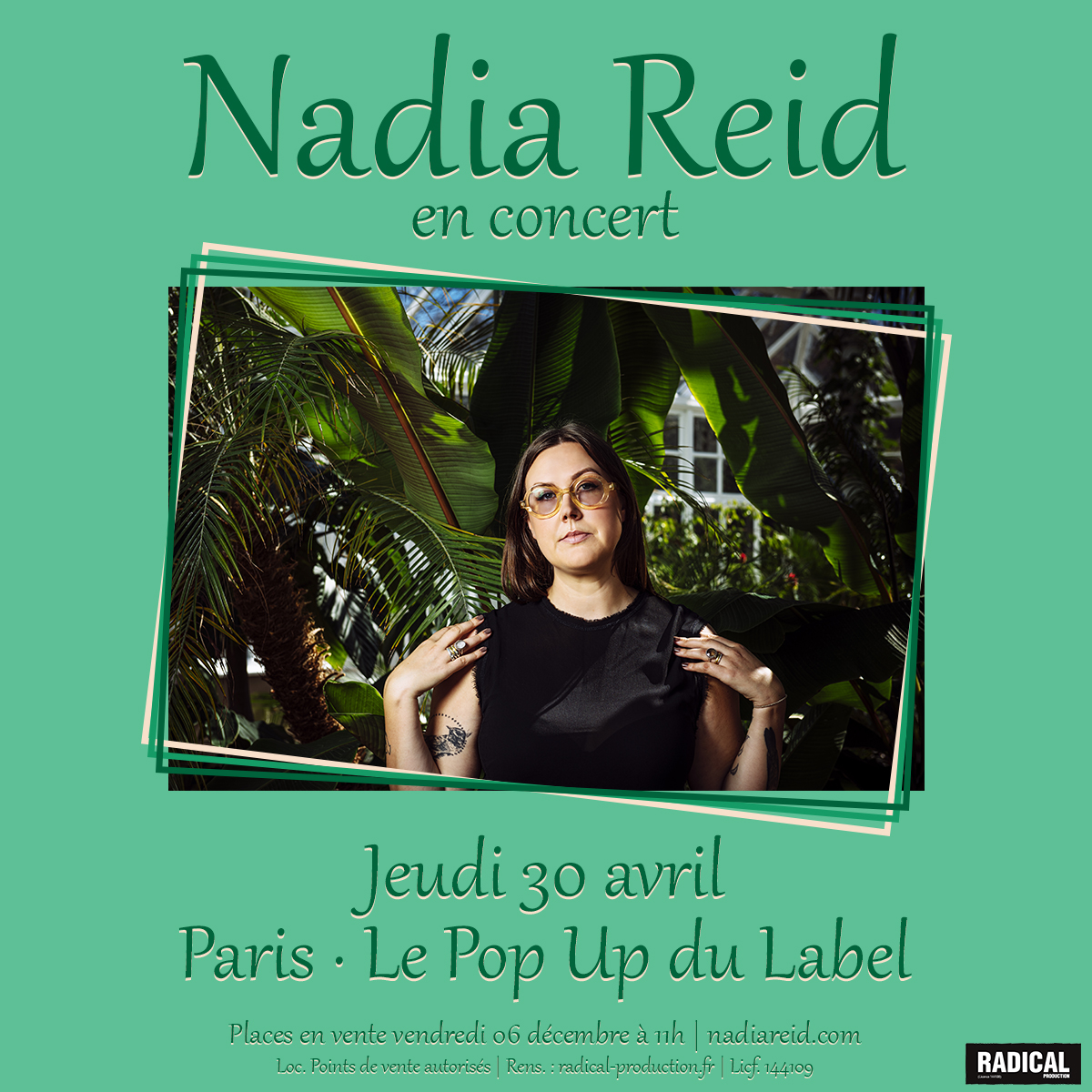 Nouvelle artiste Radical : NADIA REID (Nouvelle Zélande, folk). Elle sortira un nouvel album en mars 2020 sur le label @Spacebomb. Elle sera en concert le 30 avril 2020 à @LePopUpduLabel à Paris. Places en vente le 06 décembre à 11h00. @HelloNadiaReid