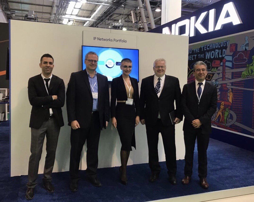 ivo_lansky's tweet photo. Nokia sales and ION crew meeting Vusala /Azeri ITV-tech speaker/ @BakuTel in Baku. Crowded event at Bakutel today with many exec-level meetings. @nokianetworks @nokiaindustries @nokiaCloud #insightDrivenIP @deepfield #FP4 #NokiaIP #BakuTel https://t.co/XU6fjIydxC