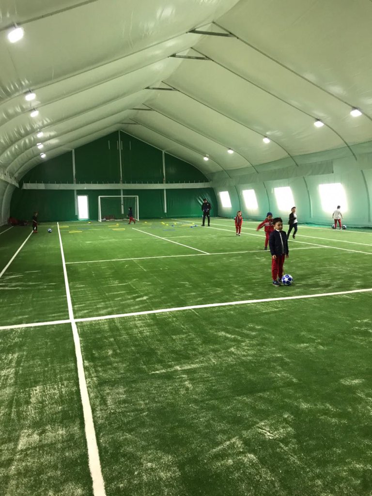 Tent for football pitch in Kazakhstan