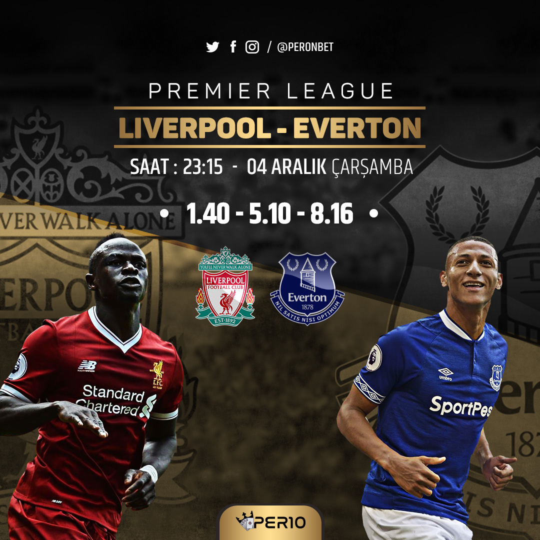 LIVERPOOL - EVERTON KARŞILAŞMASI
04 Aralık Çarşamba 23:15'de

#Liverpool #Everton #karşılaşma #4ARALIKDÜNYA