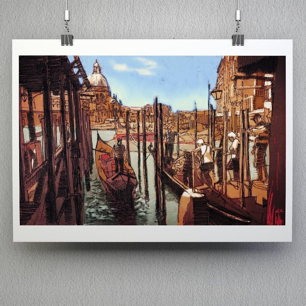 Finished this drawing of the queue for the gondolas in Venice. Available as a print for those looking for an Italian flavoured Christmas:

etsy.me/2LlmGJA

#Venice #beautiful #art #veniceitaly #Veniceart #holidayart #vacationart #etsy #etsyshop … ift.tt/34ObNYD