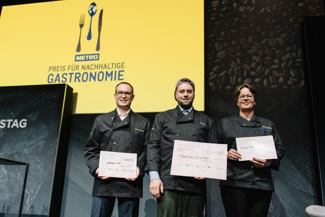 Metro Public Policy Sustainability As Essential Ingredient We Look Back At The Metro Award For Sustainable Gastronomy And The 3 Finalists Dingsdums Dumplings Gasthausreck Allianz De With Their Ideas Against