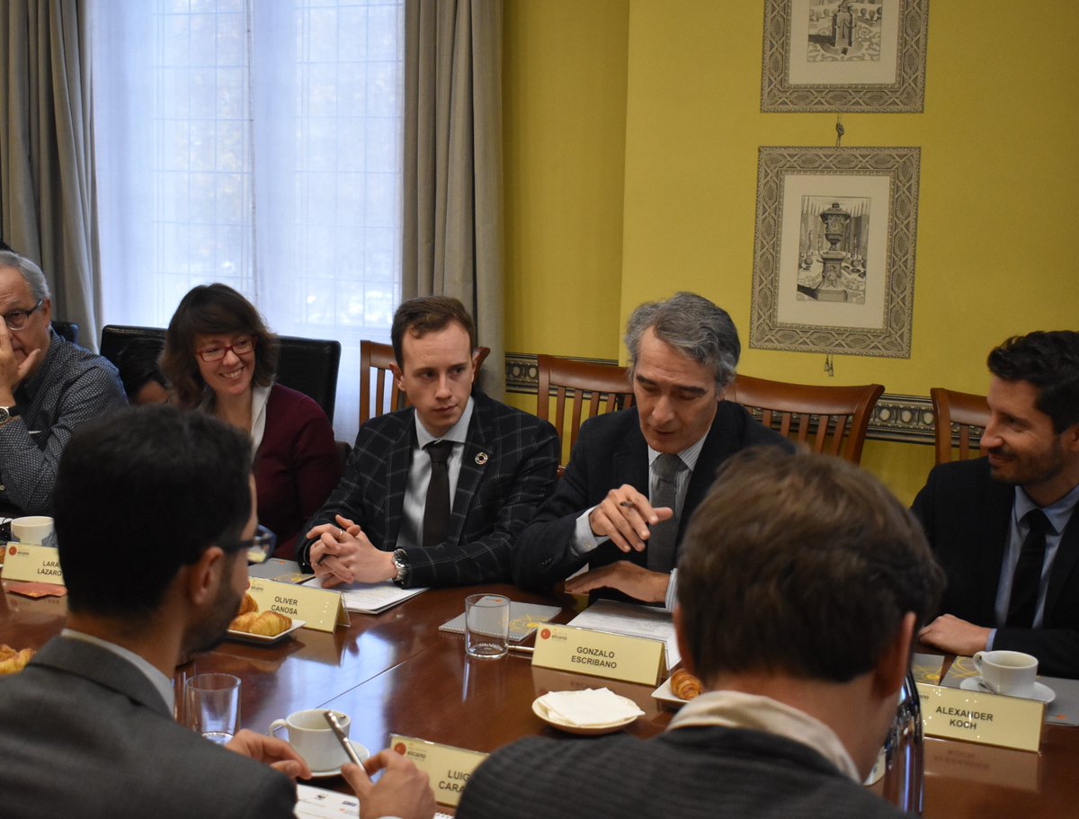 rielcano's tweet photo. @Karsten_Loe Thank you everyone for coming, it has been a very interesting debate!
@FrankfurtSchool @Lavola1981 @naturalstgies @ClimateInfra @WWFespana @luigi_carafa @Afi_es @Karsten_Loe @BBVABancaRespon @Spainsif @g_escribano @lazarotouza | #COP25 #ElcanoCOP25 https://t.co/GqwRtpYeIn