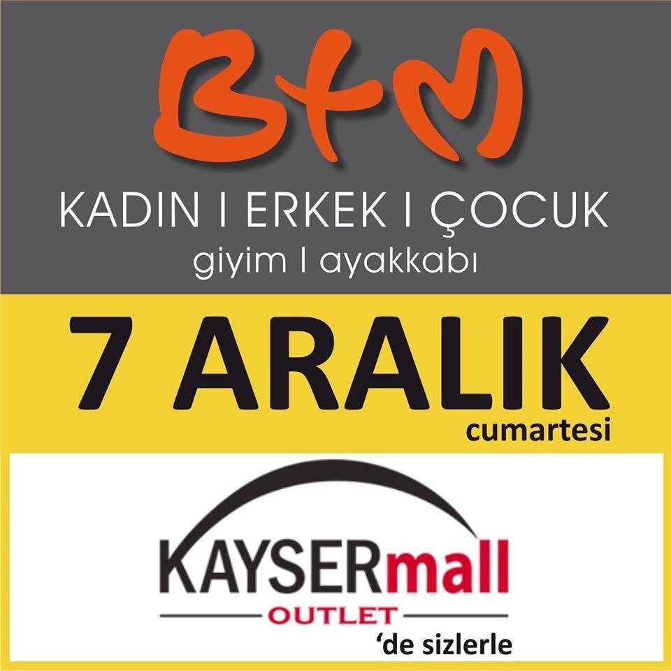 KAYSERmall's tweet photo. Büyük buluşmaya çok az bir zaman kaldı. 7 Aralık tarihinde BTM KAYSERmall’da açılıyor ☺️
.
.
#kaysermall #btm #yenimarka #yenimağaza #çokyakında https://t.co/M0aJf2R3cp