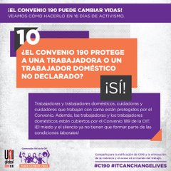 uni_equal's tweet photo. Y qué sucede con las trabajadoras domésticas? El Convenio #OIT190 cubre a TODOS y TODAS lo(a)s trabajadore(a)s. Por eso debemos ratificarlo. Unéte a nuestros! #ratifiquemosOIT190 #puedecambiarvidas @uniamericas @uniglobalunion @veronicauni https://t.co/EoHz1nX94h