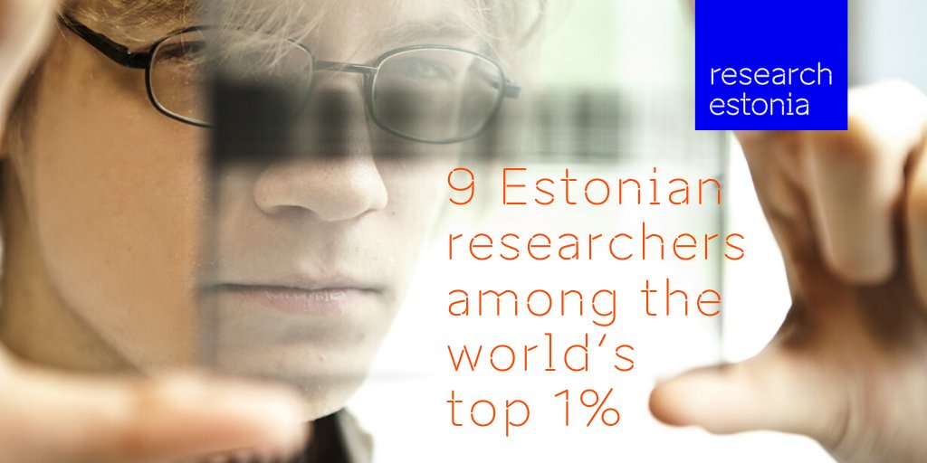 Research in Estonia (@researchestonia) on Twitter photo In November @clarivate published their list of #HighlyCitedResearchers.
Congratulations🎉 to the 9 #Estonian researchers who made it to the list: 7 from <a href="/unitartu/">University of Tartu</a>, 1 from <a href="/maaylikool/">Eesti Maaülikool</a> and 1 from <a href="/NICPB/">NICPB/KBFI</a> 👉bit.ly/2ONHgo3 #HighlyCited2019 In November @clarivate published their list of #HighlyCitedResearchers.
Congratulations🎉 to the 9 #Estonian researchers who made it to the list: 7 from <a href="/unitartu/">University of Tartu</a>, 1 from <a href="/maaylikool/">Eesti Maaülikool</a> and 1 from <a href="/NICPB/">NICPB/KBFI</a> 👉bit.ly/2ONHgo3 #HighlyCited2019
