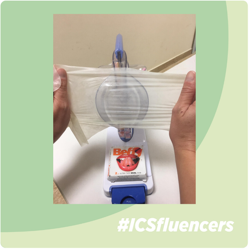 icscat's tweet photo. #ICSfluencers Sonia Argilés: "Cunnilingus i fel·lació, amb protecció o sense? Utilitza les barreres!" #S32SA #VIH #sida #ITS https://t.co/IknNpfDR3H