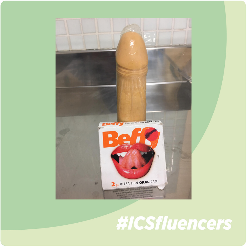 icscat's tweet photo. #ICSfluencers Sonia Argilés: "Cunnilingus i fel·lació, amb protecció o sense? Utilitza les barreres!" #S32SA #VIH #sida #ITS https://t.co/IknNpfDR3H