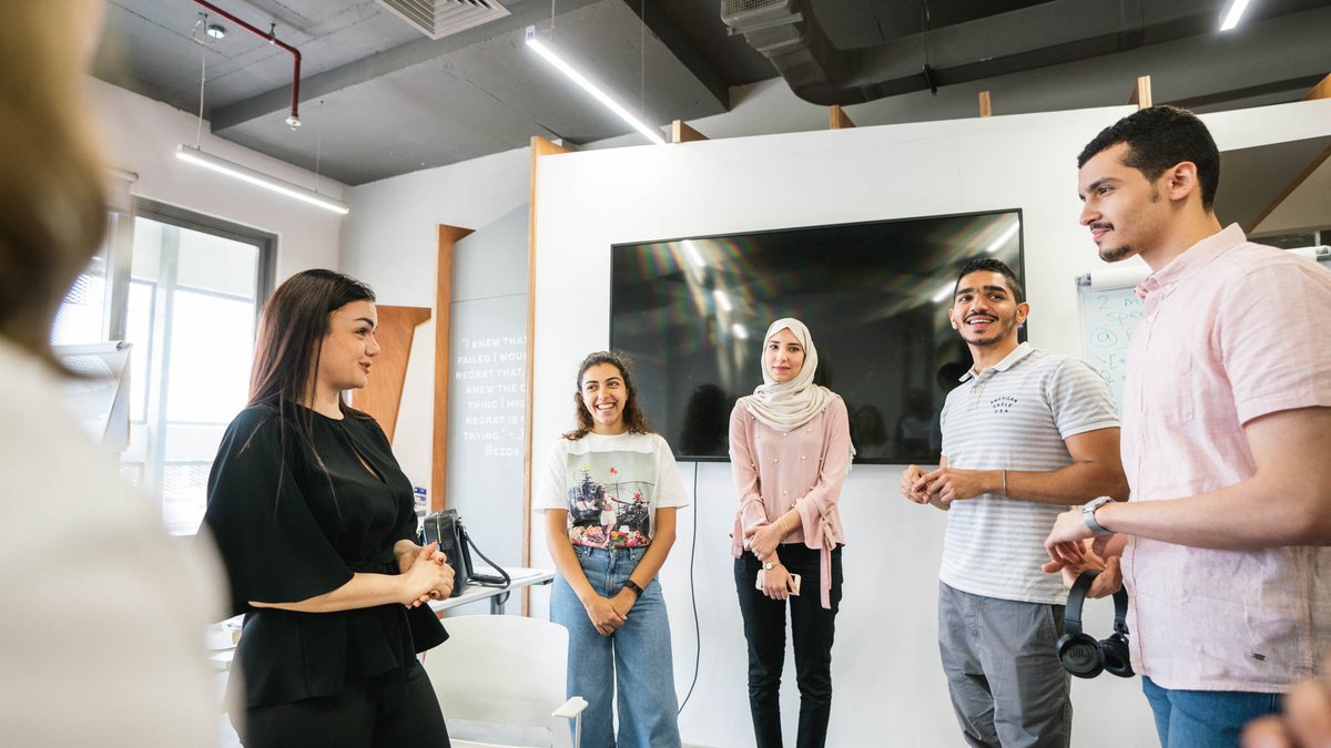 jadarahtap's tweet photo. One of the candidate's favorite sessions during the 2 months training of the #JadarahProgramme was Jana Bou Reslan's #PublicSpeaking training! Public Speaking skills are an essential no matter what industry and career path the candidates choose to go with! https://t.co/hawAfxGyVq