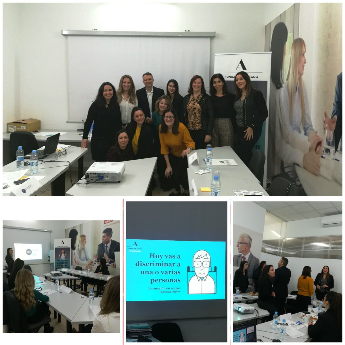 albagomisFA's tweet photo. Dentro de la semana de la discapacidad hemos realizado un Taller de Sesgos Coginitivos en nuestras instalaciones de @fund_adecco . Un placer contar con importantes empresas alicantinas como @Sprinter, @Gioseppo , @suavinex, @Calconut  y @Grupo_Soledad. https://t.co/ipNWE6WWKs