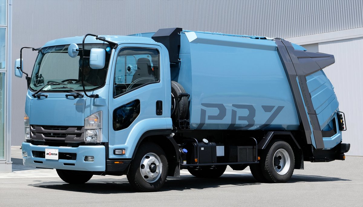 Moritagroup モリタエコノスのゴミ収集車 が Jidaデザインミュージアムセレクションvol 21 に選定されました その名も プレス式塵芥収集車 プレスマスター Pb7型 動画をぜひご覧ください T Co Imr1orz2ui Jidaデザインミュージアム