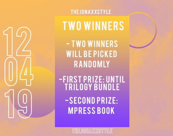 thejonaxxstyle's tweet photo. UNTIL TRILOGY &amp; MPRESS BOOK GIVEAWAY

— requote this tweet with the ht #TJS3rdAnnivGiveaway
— retweet this tweet
— follow us here on twitter &amp; instagram @thejonaxxstyle
— send us your ig username via direct message (DM) after

End: Jan. 31, 2020 at 9:00PM https://t.co/nKK4i1UGZM
