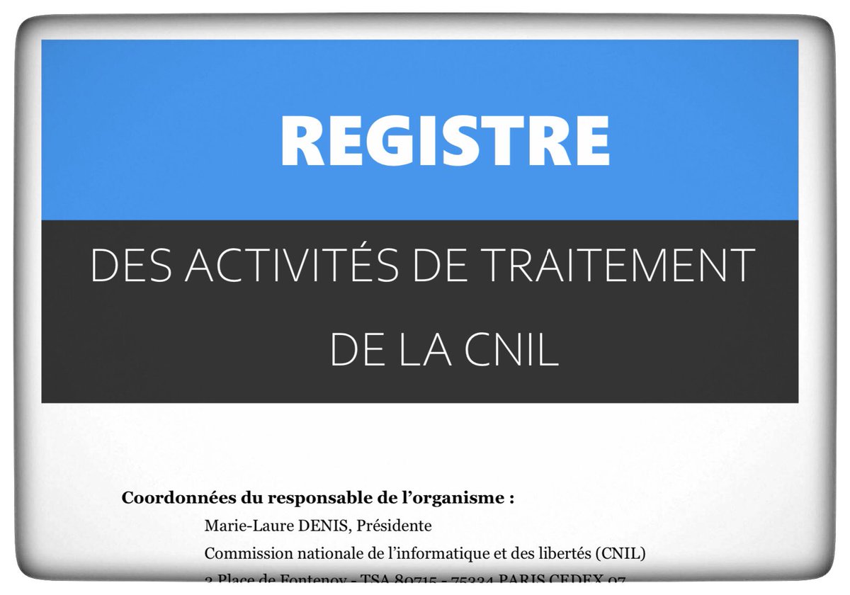 Civiteo_CS's tweet image. La @CNIL vient de publier son propre registre des traitements de données personnelles. Un modèle utile pour tous les #DPD de France qui montre que l’on peut faire bien sans recourir à des outils complexes et coûteux. 
👉🏻 cnil.fr/sites/default/…