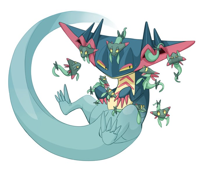 ポケモン ドラパルト 手描き イラスト A4大サイズ