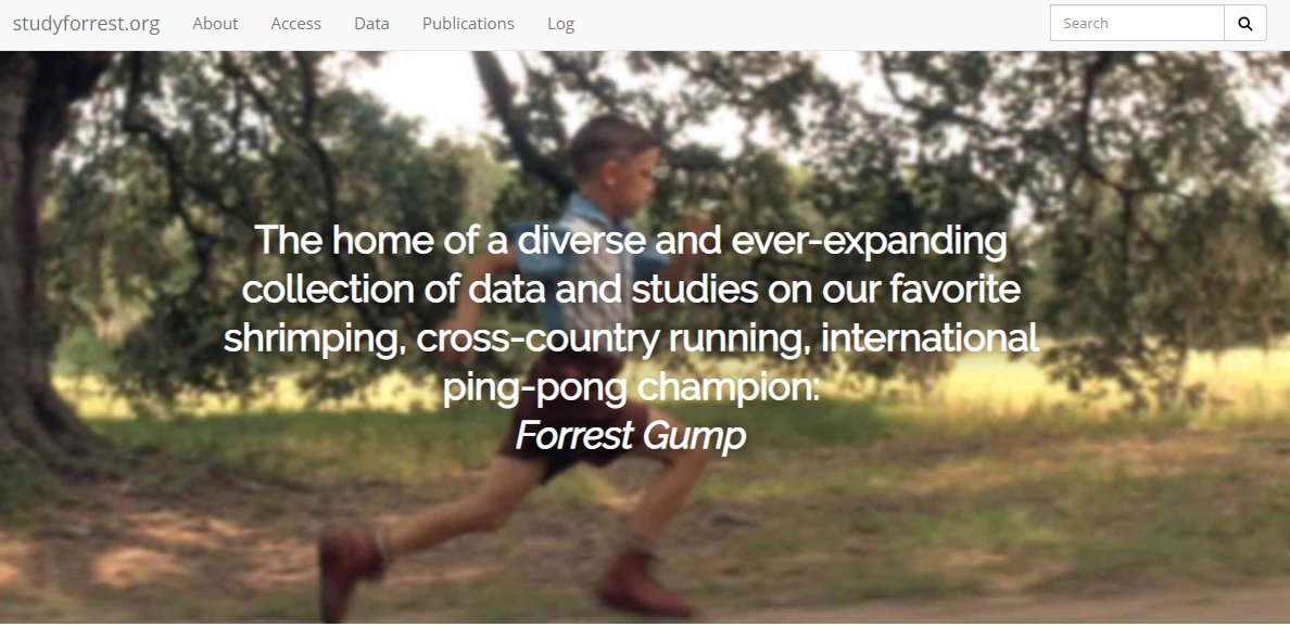 iainh_z's tweet image. Cool to see one of my favourite examples of data sharing &amp;amp; reuse - the studyforrest project, which uses the movie ‘Forrest Gump’ to map brain functions in a real-life context - continuing to produce more insights @ScientificData nature.com/articles/s4159… (30+ papers I believe)