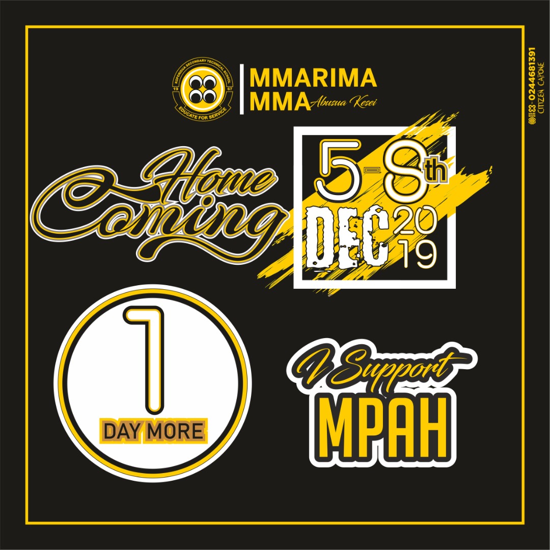 1 day to go!
#Homecoming #Mmarimamma