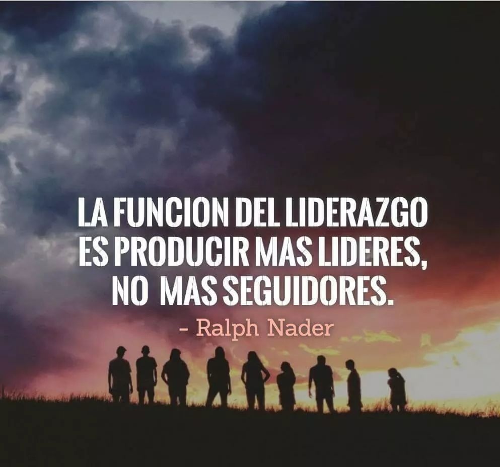 jorgearmi20's tweet photo. La función del liderazgo es producir más líderes, no más seguidores.
-Ralph Nader
#trabajoenequipo
#LeerparaAprender
#pedagogiadelascienciasexperimentales https://t.co/J7IHcRK07t