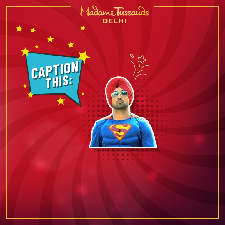 Tussaudsind's tweet photo. Do you think you got what it takes to give this picture the best caption?
The best and the funniest caption gets an exciting prize from us!
.
#TussaudsDelhi #MadameTussauds #ContestAlert #CaptionThisandWin #ParticipateNow #ParticipateandWin #BollywoodGame #DiljitDosanjh #Contest https://t.co/wlGhPlqcx2