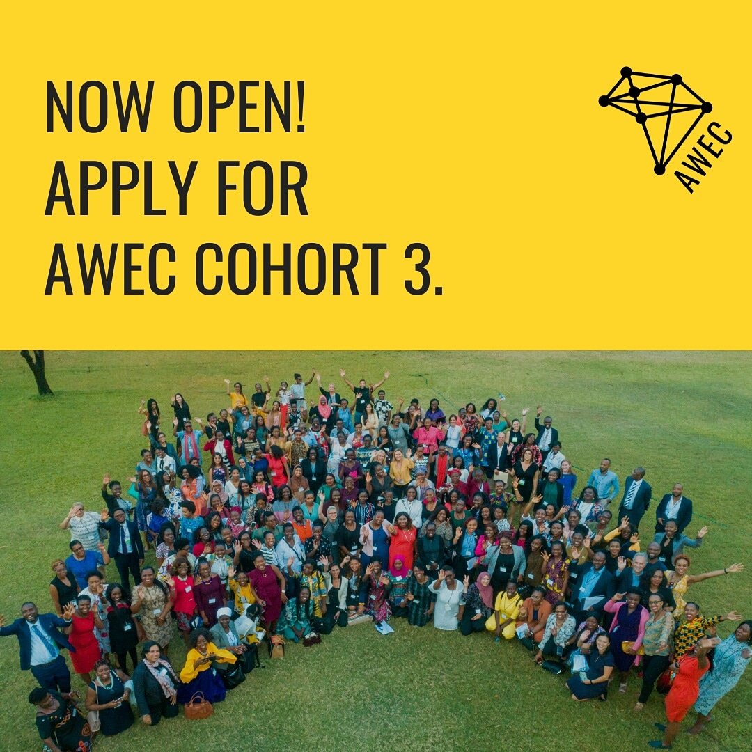 Guess what! Our 3rd AWEC Cohort is now OPEN for applications. In two ...