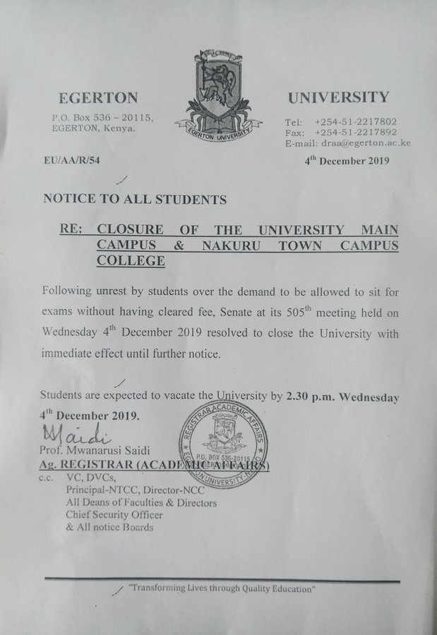 egerton university phd dissertation