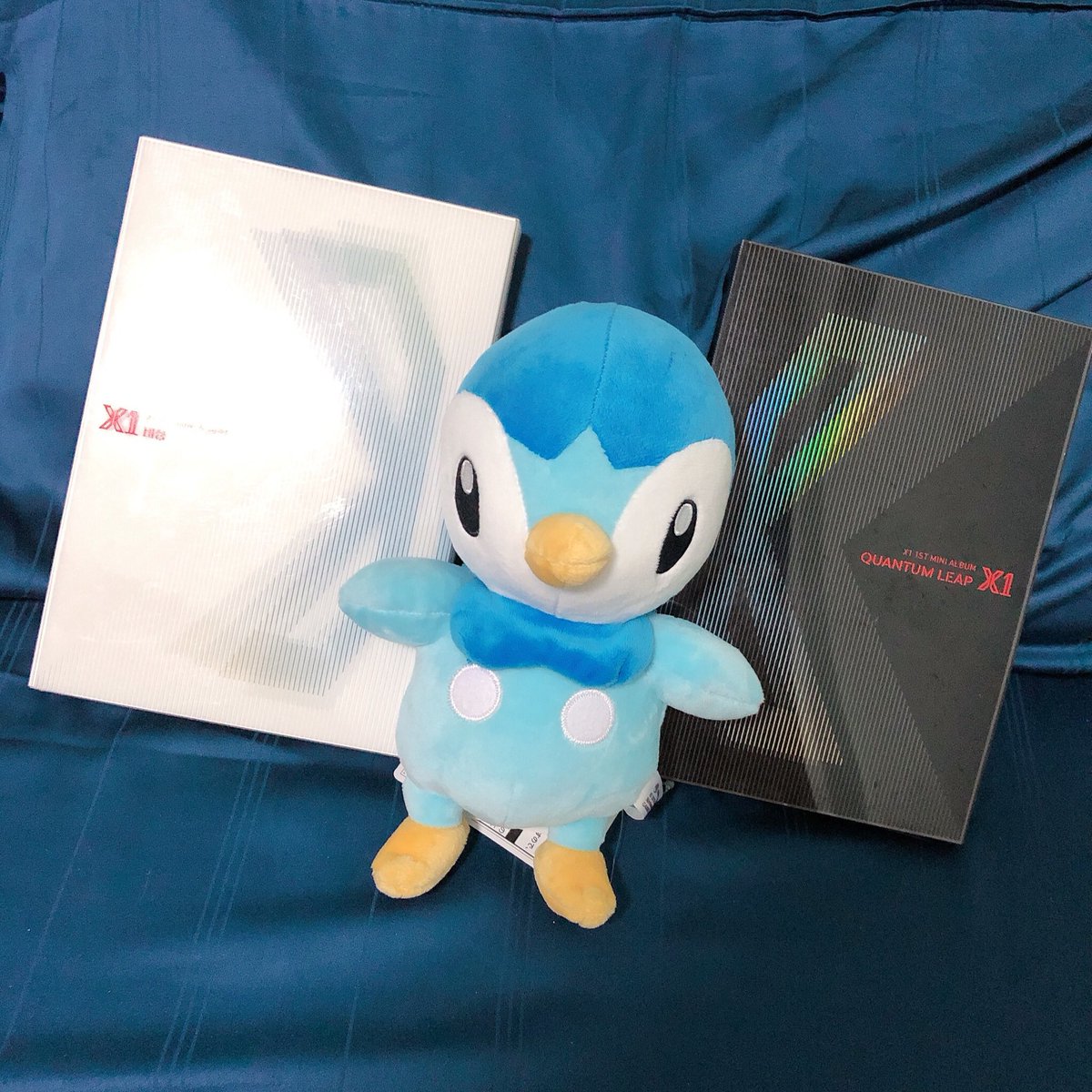 minkyuhere's tweet photo. X1 won Worldwide Fans' Choice 😭 and i bought piplup today coz of baby pyo! #손동표 #X1 #엑스원 https://t.co/z30WCWn0fT