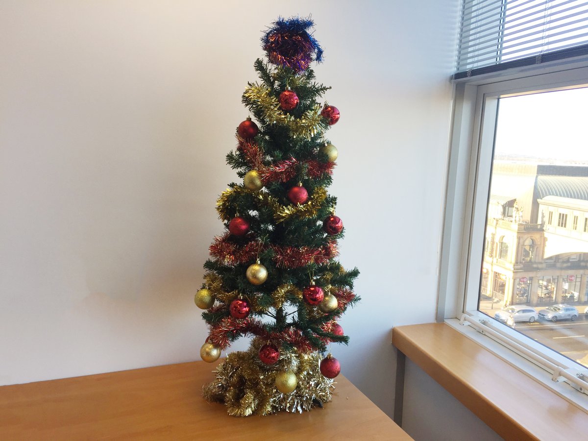 It's beginning to look a lot like Christmas in the iPortalis HQ office. By the way, this is just the small office tree... the 7ft tree is yet to be decorated by the office elves. 🎅🎄#Christmas2019