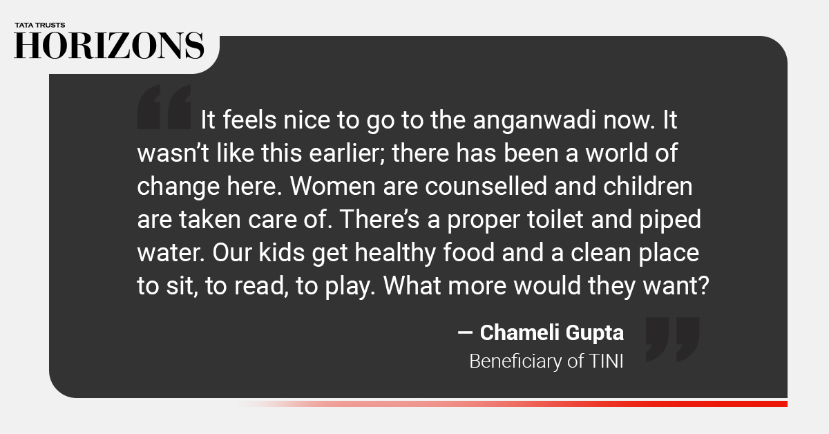 Through its ‘make it happen’ initiative, TINI is transforming the anganwadis and empowering women, thus making a lasting impact in the community.
Read more on the initiative here: bit.ly/34O9559
#India #Nutrition #empower #Health #Upliftment