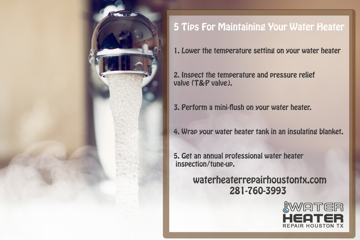 Tel : 281-760-3993
Link : waterheaterrepairhoustontx.com
Facebook : facebook.com/WaterHeaterRep… 

#water_heater_Houston_TX
#gas_water_heater_Houston_TX
#electric_water_heater_Houston_TX
#tankless_water_heater_Houston_TX
#water_heater
#water_heating
#electrical_water_heater
#plumbers_near_me