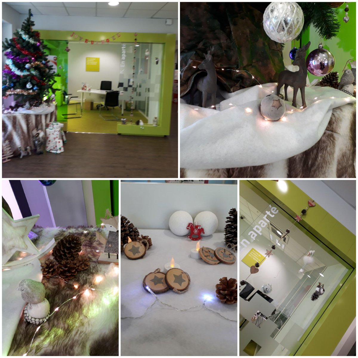 [Ambiance hivernale] la nature a recouvert son manteau blanc.. A la CCM de Louvigné du Désert on a réchauffé l'atmosphère : place à Noël !!🤶🎅...
! À noter : Distribution des calendriers et de 🍫à partir du samedi 7 décembre! #aoconcontinue <a href="/CMB_FOUGERES/">CMB Pays de Fougères</a> <a href="/CMB_DD35/">Crédit_Mutuel_DD35</a> <a href="/WeAreArkea/">WAA|Actus</a>