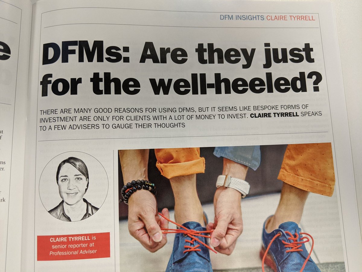 Claire_Tyrrell's tweet image. Very happy to see the December edition of Multi-Asset Review land on my desk. I worked hard to illustrate some insights into issues affecting financial advisers today and learnt many acronyms along the way! #dfms #esg #risk #investment #incisivemedia @Profadviser