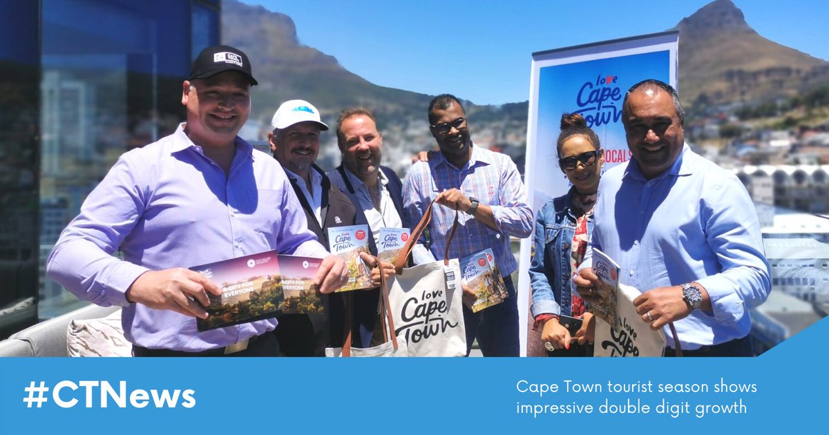 CityofCT's tweet photo. According to ForwardKeys, Cape Town is expecting almost 50 000 travellers to arrive from the UK over the December 2019 to March 2020 period, demonstrating an increase of 30% when compared to the same period last year. Read more: https://t.co/EnEmAooqcM #CTNews https://t.co/KaLEIA3df4