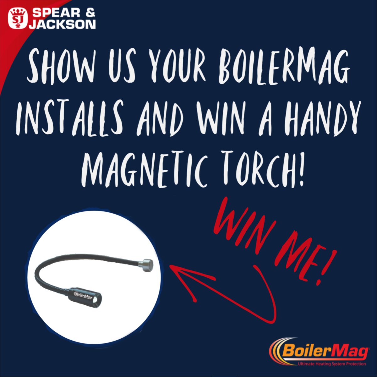 BoilerMag's tweet photo. Want to claim your free BoilerMag torch?

1. Install a BoilerMag filter, ESR, or use BoilerMag chemicals
2. Take a picture
3. Share on Facebook, Twitter, LinkedIn or Instagram!

#grudgeagainstsludge #competition #winme #boilerfilter #plumbers #prize #heatingengineer https://t.co/X9QrSO1WB5