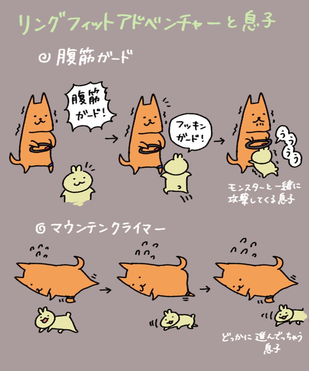 トモシオ ミヤコ らくがき リングフィットアドベンチャーはプレイヤー自らの筋肉で敵を倒すという ともすればギャグみたいになりかねない内容なのに きちんとゲームとして完成されていて さすが任天堂さま と思いました トモシオ ミヤコ らくがき リングフィットアドベンチャーはプレイヤー自らの筋肉で敵を倒すという ともすればギャグみたいになりかねない内容なのに きちんとゲームとして完成されていて さすが任天堂さま と思いました