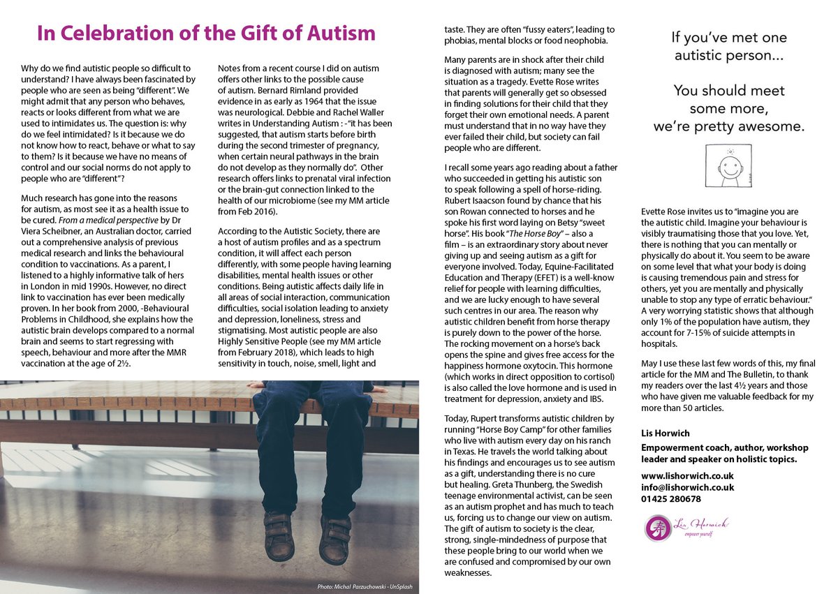 With this, my last article to The Mudeford Mag and The Bulletin, I feel a huge achievement after writing monthly for last 4½ years, but also sadness, as a chapter in my live has ended.