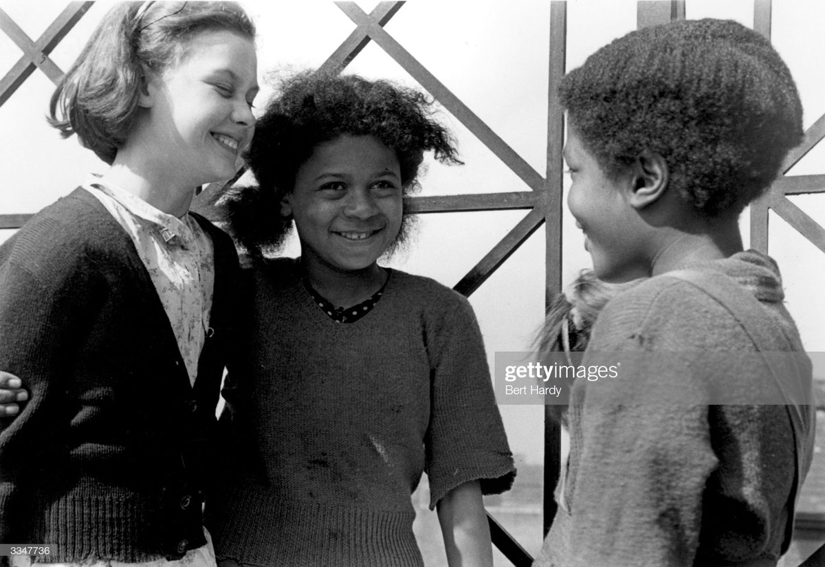 No one is born racist!.Children at Windsor Street County School in Liverpool, 1949. Photo by Bert Hardy