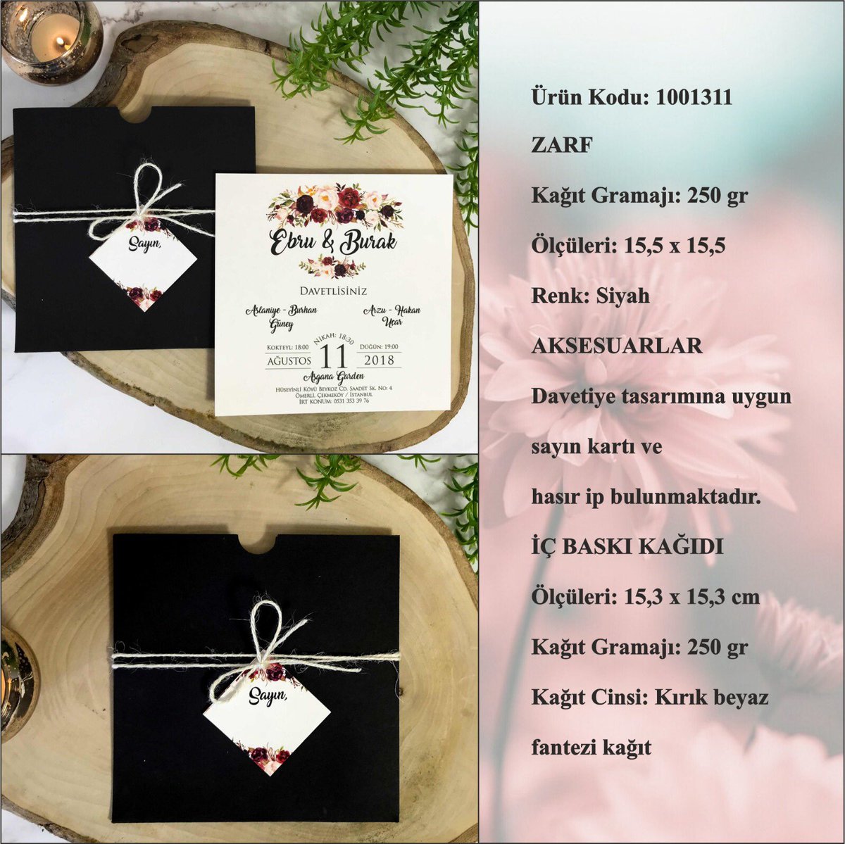 Kırmızı çiçekli hasır ipli düğün davetiyesi💫

ürün kodu 1001311✨

Türkiye’nin her yerine ücretsiz kargo!
✅200 tl üzeri baskı ücretsiz

#davetiye #davetiyemodelleri #davetiyesozleri #davetiyeörnekleri #davetiyemiz #invitation #wedding #creativecards #newdesign