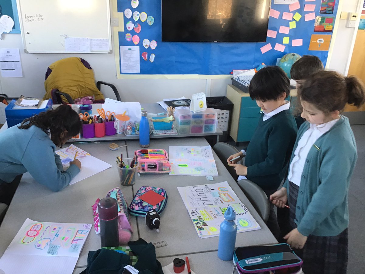 SPFJuniorSchool's tweet photo. 4 Alpha peer evaluate adverts persuading their audience to visit the Roman baths @SPFSchools #thinkingtoolkit https://t.co/iiOslc5jKc