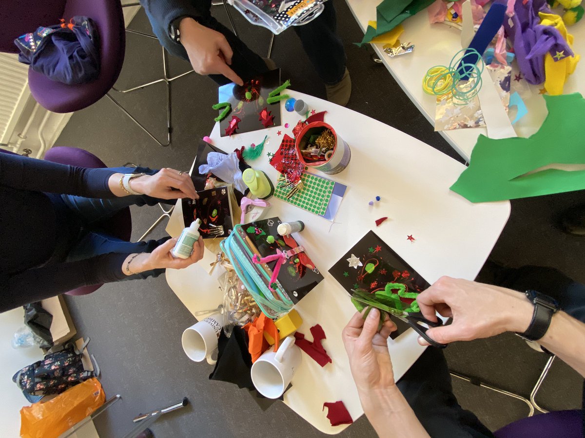 Christmas card making