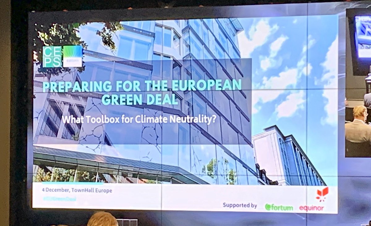 Looking forward to interesting discussions on  #EUGreenDeal under leadership of @EU2019FI and @ceps_ech #forestbased #bioeconomy #circulareconomy #materialsubstitution