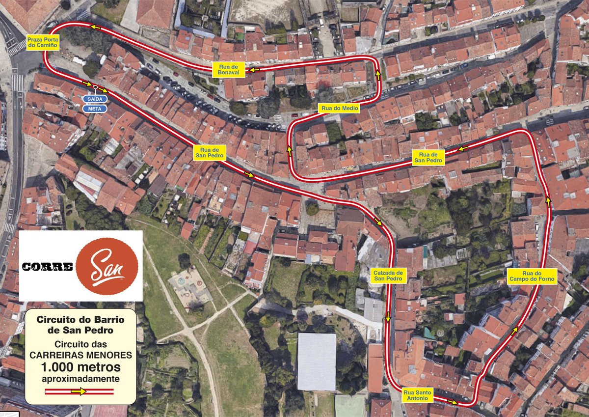 Corre_San's tweet photo. INFORMACIÓN E HORARIOS CORRESAN BARRIO DE SAN PEDRO / 07/12:
*16:45 h👉ESC 1(Sub 10–12): 1 km; 17:00 h Carreira👉ESC 2 (Sub 14–16): 2 km; 17:20 h👉ABS(Sub 18 e sup). 5 km.; 
Máis información no ligazón 👉https://t.co/jdSyvJwCWs @dxtSan @PazodeRaxoi @atletismogalego https://t.co/jTgYLrquqL
