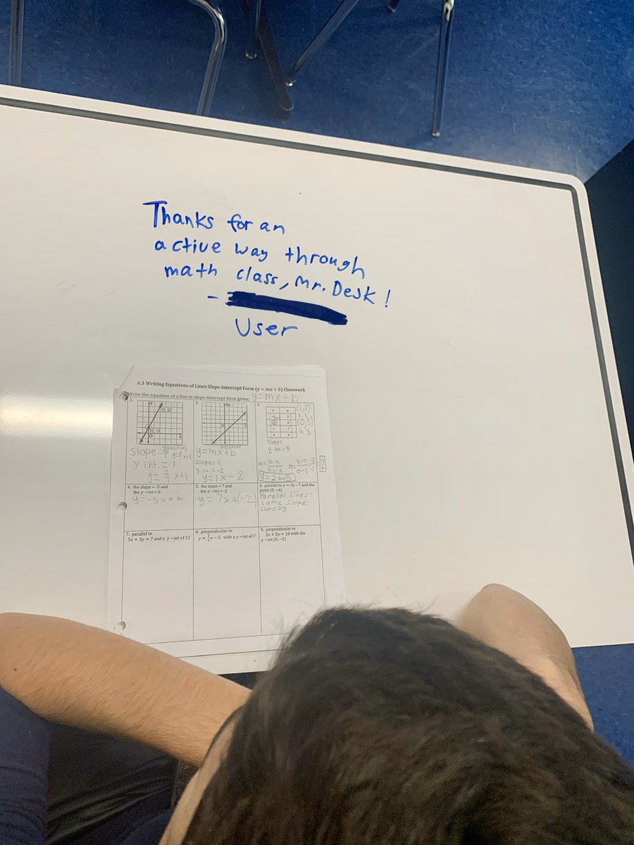 Started off the morning with an invite to Ms. Carollo’s class and a thank you from STUDENTs for acquiring this standing desk #flexibleseating #pobproud <a href="/pobdespinosa/">Dolores Espinosa</a>