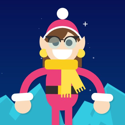 BagletsOfficial's tweet image. Just drew my customized elf with my art style  #googlesantatracker
