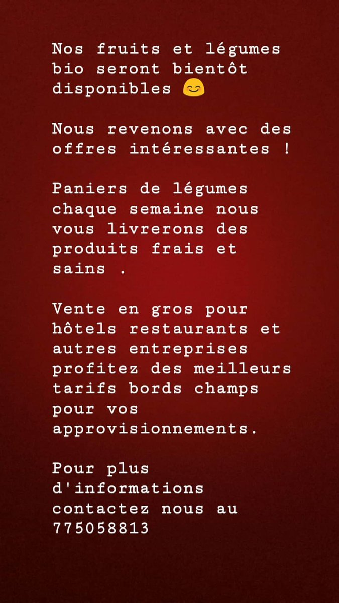 #mandabio #senegal #bio #sunumbay #agriculture