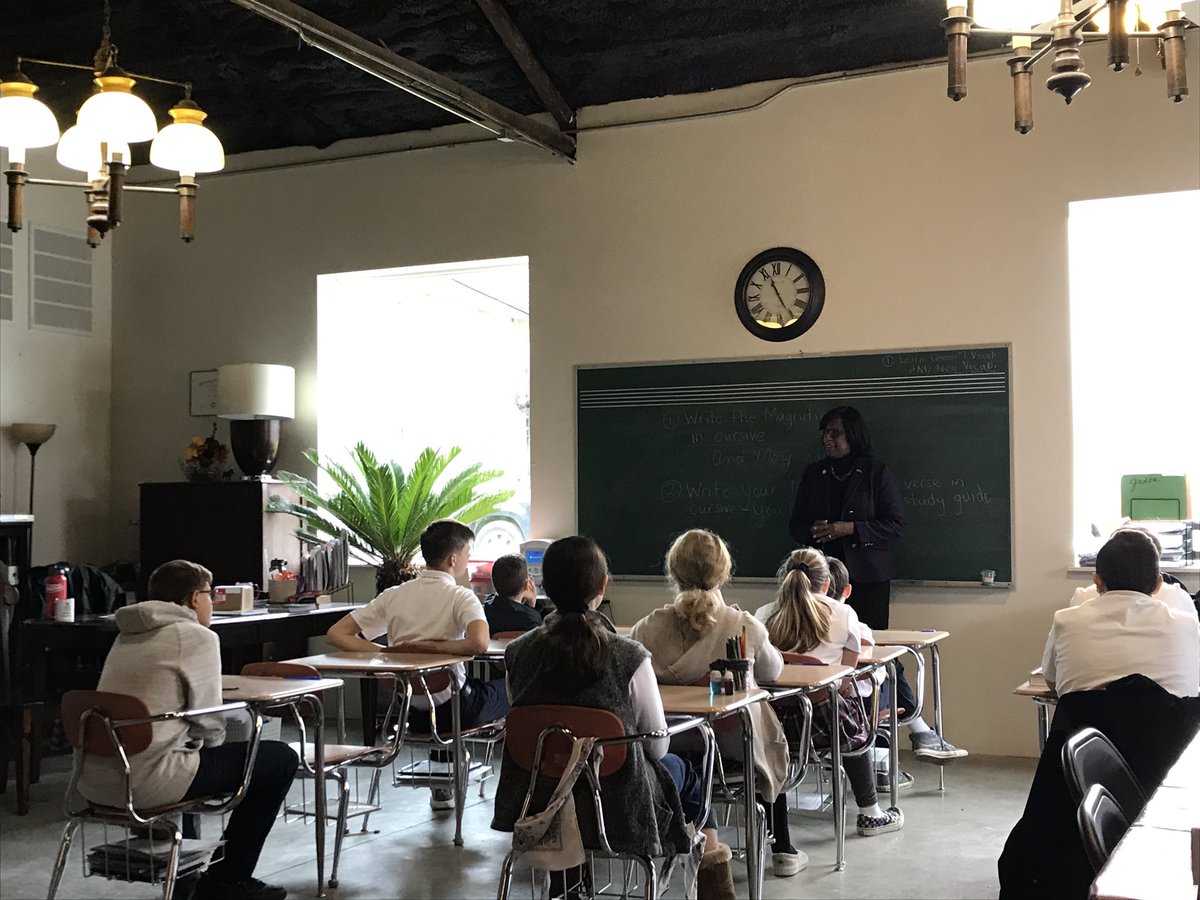 Yesterday’s visit to Unitas Honor Academy In Bardstown was a delight. Thank you Andrea and Jeremy Hutchins for your commitment to provide Christian education with excellence.
