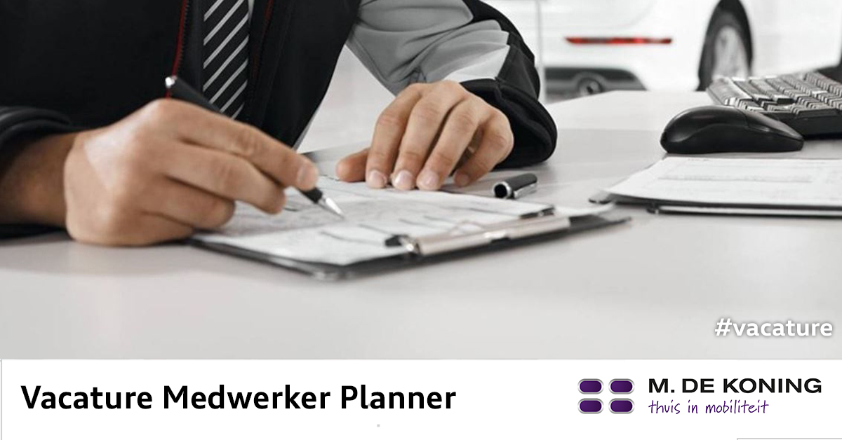 #vacature Medewerker Planner. In de functie van Medewerker Planner ben je een belangrijke schakel tussen onze Audi en Volkswagen werkplaats en onze klanten. Je adviseert en informeert klanten over onze werkplaatsdiensten. Meer info op: mdekoning.nl/contact-info/v…
