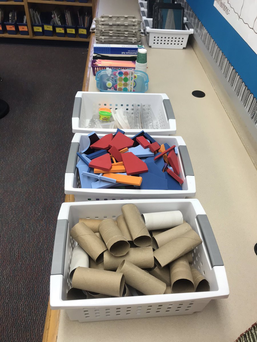 ASFSOnline's tweet photo. IT’S OUTSIDE THE BOX DAY! What will these items become? Lunchboxes, pinball machines, wearable light devices, and medical transport vehicles! #stem #childrensengineering https://t.co/HDf3HfKczM