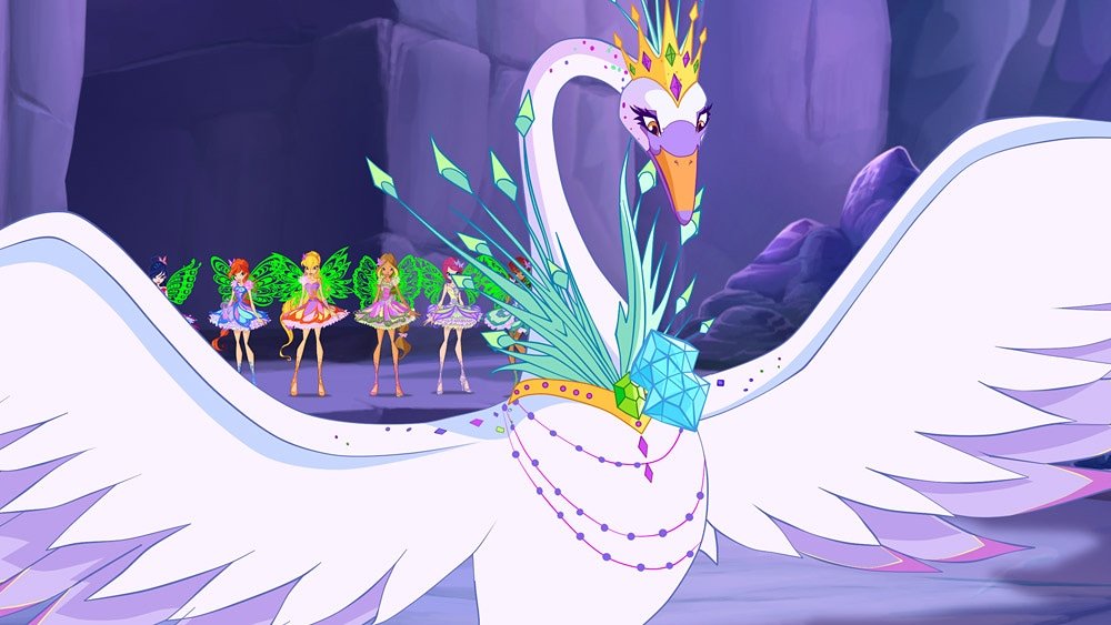 Daphne_Fairy's tweet photo. The Infinity Swan is the Keeper of the Ultimate Power of the Fairy Animals which is, according to Digsy legend, the brightest diamond in the universe. It gives its user control over all the Fairy Animals in the Magic Dimension.
(1/2)

#WinxClubAll #winxnews #winx #WinxClub #winx7 https://t.co/mCWzct8cIJ